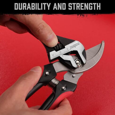 HORUSDY Adjustable Wrench Set | 2-Piece | 6-Inch and 10-Inch Crescent Wrench | Metric & SAE Scales | Cushion Grip Wrench | Cr-V Steel in Kuwait