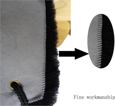 Western Merino Sheepskin Saddle Seat Saver Wool Saddle Cover Fleece Horse Pad in Saudi Arabia