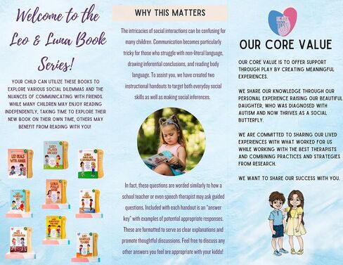Leo Starts a Conversation - Interactive Sound Books for Kids (Behavior Series), Hardcover Childrens Books on Social Skills & Emotional Regulation by Big Heart Toys in Saudi Arabia