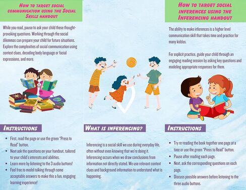 Leo Starts a Conversation - Interactive Sound Books for Kids (Behavior Series), Hardcover Childrens Books on Social Skills & Emotional Regulation by Big Heart Toys in Saudi Arabia