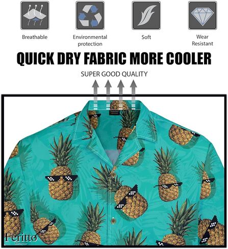 Funny Hawaiian Shirts for Men and Women: Beach-Ready Summer Styles with Short Sleeve Button-Down and Playful Patterns in Saudi Arabia