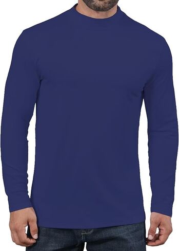 تي شيرت رجالي من Uni Clau بياقة مدورة وأكمام طويلة، بلوفر كاجوال، ملابس داخلية حرارية، ملابس داخلية ضيقة، عضلات ناعمة in Kuwait