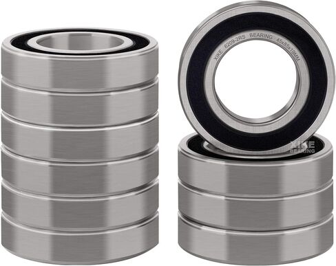 XiKe 4 Pcs 6209-2RS Double Rubber Seal Bearings 45x85x19mm, Pre-Lubricated and Stable Performance and Cost Effective, Deep Groove Ball Bearings. in Kuwait