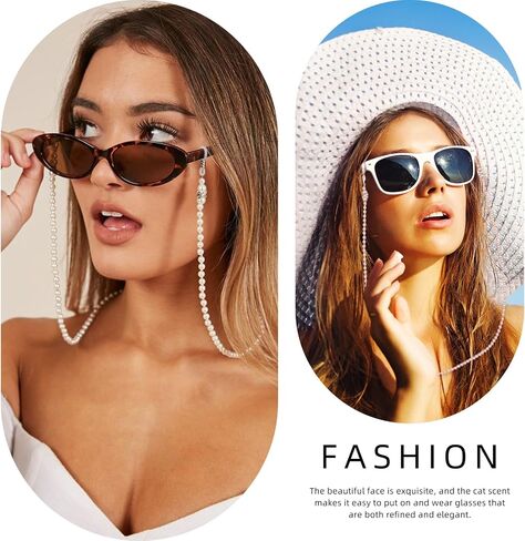 سلسلة النظارات، 3 قطع سلسلة النظارات للنساء، حزام النظارات للنساء النظارات الشمسية، حاملات حزام النظارات مطرزة، سلسلة النظارات سلسلة النظارات الشمسية القابلة للتعديل حول الرقبة للنساء والفتيات in Saudi Arabia