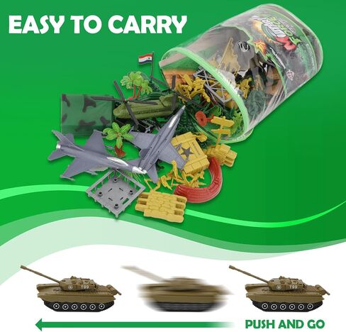 deAO 150Pcs Army Men Playset Toys with Army Men Action Figures, Military Toys with Military Battle Mat, Toy Soldiers for Boys with Tanks,Helicopters, Jeep,Tents,Trucks, Army Toys for Kids Boys Age 3+ in Saudi Arabia