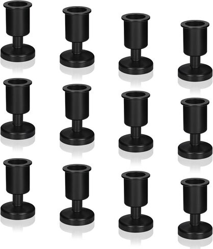 Copper Candle Holder Candlestick Holders - Set of 6 Decorative Candle Stand for Taper Candles, Metal Candle Stick Holder Decor for Wedding, Dinner, Party, Housewarming, Anniversary in Kuwait