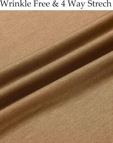 COOFANDY Men's Wrinkle Free Shirt Casual Button Down Long Sleeve Dress Shirts in Kuwait