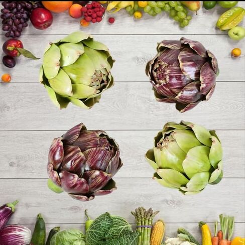 WESAPPINC Large Artificial Artichoke Fake Vegetables and Fruits for Kitchen Home Table Wedding Decorations (Green) in Saudi Arabia