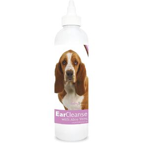 Healthy Breeds Basset Hound Ear Cleanse with Aloe Vera Sweet Pea and Vanilla 8 oz