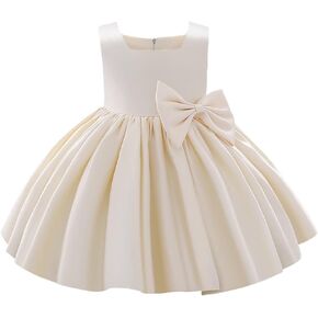 Baby Girls Dress Toddler Party Dress Cute Church Baptism Birthday Party Formal Dress