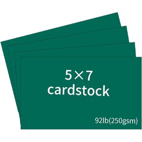 100 pack 5x7 inches Green cardstock,250gsm/92lb thick paper,blank heavy cardstock for DIY Projects,Invitations,Wedding,Business Cards in Kuwait