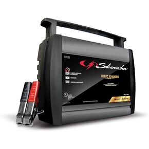 Schumacher SC1301 Fully Automatic Battery Charger, Maintainer, and Auto Desulfator - 6/3 Amp, 6/12V - For Cars, Motorcycles, Lawn Tractors, Power Sports