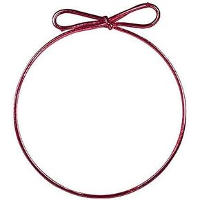 Stretch Loops for Crafts and Easy Gift-Wrapping, 100 Units (6 Inch, Red)