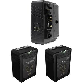 حزمة البطارية الذكية Core SWX 2X Nano 14.8V 98Wh 3-Stud G-Mount، حزمة مع شاحن سريع Core SWX GPM-X2A in Kuwait