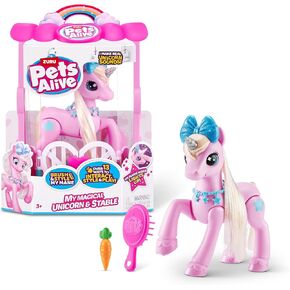 مجموعة اللعب الروبوتية التفاعلية Pets Alive My Magical Pony والبطارية الثابتة من ZURU in Kuwait