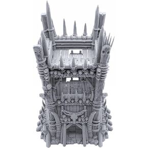 EnderToys Tribal Tower by Printable Scenery, 3D Printed Tabletop RPG Scenery and Wargame Terrain 28mm Miniatures
