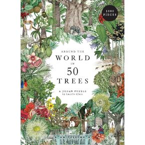 Laurence King Around The World in 50 Trees 1000 Piece Puzzle