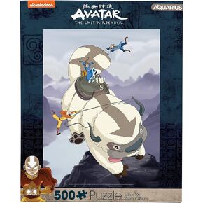 AQUARIUS Avatar Puzzle (500 Piece Jigsaw Puzzle) - Glare Free - Precision Fit - Officially Licensed Avatar: The Last Airbender Merchandise & Collectibles - 14x19 Inches
