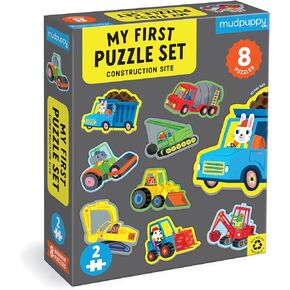 Mudpuppy Construction Site 2 Piece My First Puzzles