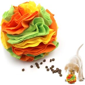 كرة سنفل من جيهونك للكلاب، كرة سنفل للكلاب مقاس 5.9 بوصة، كرة سنفل للحيوانات الأليفة، تدريب مهارات البحث عن الطعام الطبيعية، كرة لعبة ألغاز إثراء للكلاب، كرة ألغاز للكلاب المتوسطة الصغيرة in Kuwait