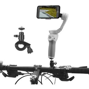 Bicycle Bracket Gimbal Stabilizer,for OSMO Pocket 3/Mobile 4/Mobile 3/Mobile 2 Bike Mount Holder Clip, Bicycle Clamp Handheld Gimbal Stabilizer Accessories