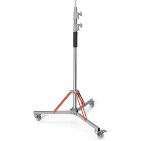 Heavy Duty Light Stand Tirpod with Casters,Adjustable Photography Stand 100% stainless steel suitable for use with Softbox, Monolight, and Reflector.