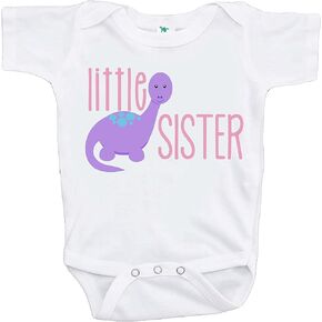 7 ate 9 Apparel Girl's Dino Little Sister Onepiece