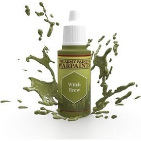 The Army Painter Witch Brew Warpaint - Acrylic Non-Toxic Heavily Pigmented Water Based Paint for Tabletop Roleplaying, Boardgames, and Wargames Miniature Model Painting