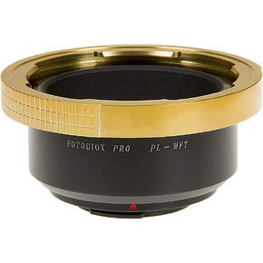 Fotodiox Pro Lens Mount Adapter - Arri PL (Positive Lock) Mount Lens Micro Four Thirds (MFT, M4/3) Mount Mirrorless Camera Body