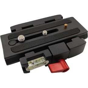VIECAM P200 Quick Release Clamp Adapter + Quick Release Plate; Compatible with Manfrotto 501 500AH 701HDV 503HDV