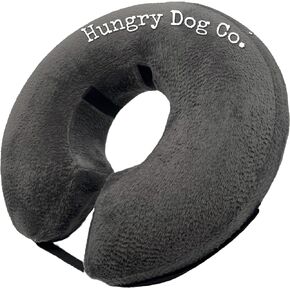 Hungry Dog Co.- Premium Inflatable Dog Collar for Dogs and Cats - Helps in Pet Recovery - Comfortable and Safe for Your Pet - Soft E-Collar – Blue, Medium (8"- 12" Neck)