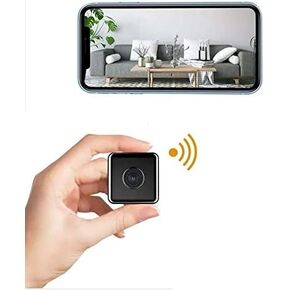 Wireless Mini Camera 1080P Indoor Home Security Camera Surveillance Video Cameras 2.4GHz for Nanny Camera Monitor Night Vision in Kuwait