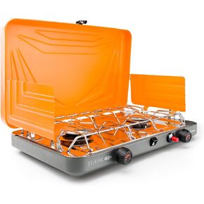 GSI Outdoors, Selkirk 460+ Camping Stove, 14,000 BTU High-Output, 2-Burner Propane