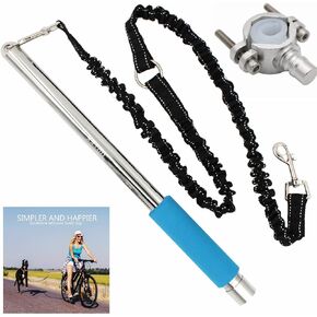 مقود دراجة الكلب المرفق من ODIER مقود الكلب للاستخدام الخارجي بدون استخدام اليدين للكلاب الصغيرة والمتوسطة، مقود الجري سريع الإصدار in Kuwait