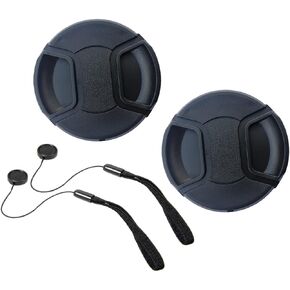 52mm Lens Cap Cover for Nikon AF-S DX Micro-NIKKOR 40mm f/2.8G,NIKKOR Z 40mm f/2,Canon EF 40mm f/2.8 STM,Compatible for YONGNUO YN50mm f/1.8(Not 50mm f/1.8n or 50mm f/1.8 II) Lens,HUIPUXIANG [2 Pack]