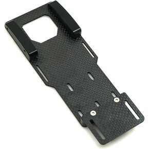 RCLIONS Carbon Fiber Battery Holder/ESC Relocation Mount for Axial SCX10 ii 90046 Upgrades Parts