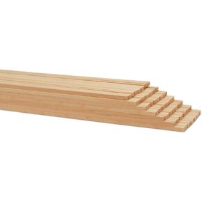 Wood Square Dowel Rods 3/16-inch x 36 Pack of 25 Wooden Craft Sticks for Crafts and Woodworking by Woodpeckers