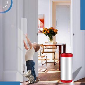 Baby Proofing Door Pinch Guard, Jamb Shield for Kids Finger Safety - Set of 2PCS (6.7" W & 3.9" W) x 47.2" L