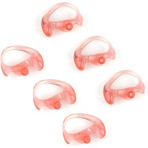 Retevis 2.6cm Middle Size Soft Silicone Insert Earmold Earbuds Replacement, for Retevis Covert Acoustic Tube Walkie Talkie Earpieces, Ergonomic Earbuds for Left and Right Ears(Pack of 3 Pairs)