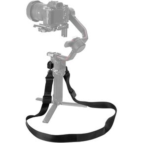 JJC Neck Shoulder Strap for DJI RS 3 Pro/RS 3/RS 2/RSC 2 Gimbal Stabilizer, Adjustable Gimbal Belt Stress Relief Lanyard with Patented Quick Release Buckle & NATO Port Adapter, Max Load Capacity 198lb