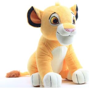 Secret Castle Lion Plush Baby Lion Toy Lifelike Animal Stuffed for Kids, Family Christmas Gifts - 28 cm Height with Embroidered Details (Yellow)