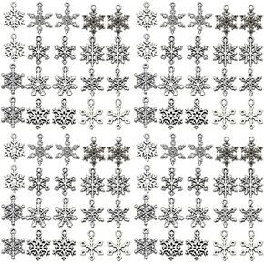100pcs Bulk Lots Charms for Jewelry Making,Antique Tibetan Silver Mixed Alloy Bracelet Bangle Charms for Necklace Bracelet Earring Keychain Jewelry Making