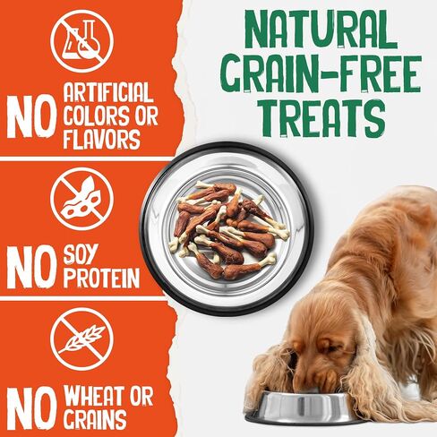 Zevy and Zoe's Dog Treats, 11 oz. Training Treats, Rawhide Free Chicken Sticks Wrapped Dog Chews on a Drumstick Calcium Bone in Saudi Arabia