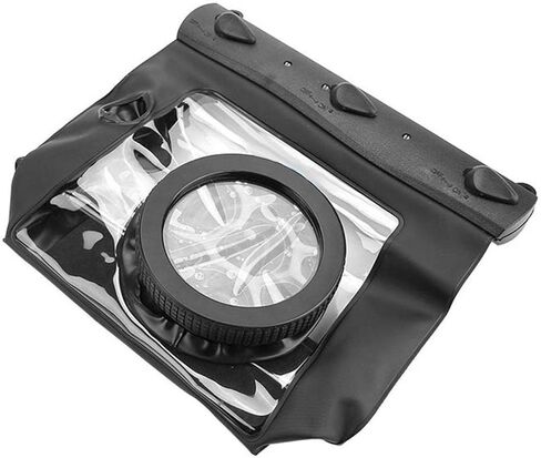 حقيبة مبيت مقاومة للماء للكاميرا، حقيبة تجفيف عالمية تحت الماء لكاميرات DSLR (أسود) in Kuwait