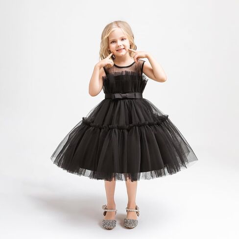 Cichic Baby Girls Dress Toddler Party Dress Cute Church Baptism Birthday Party Formal Dress in Saudi Arabia