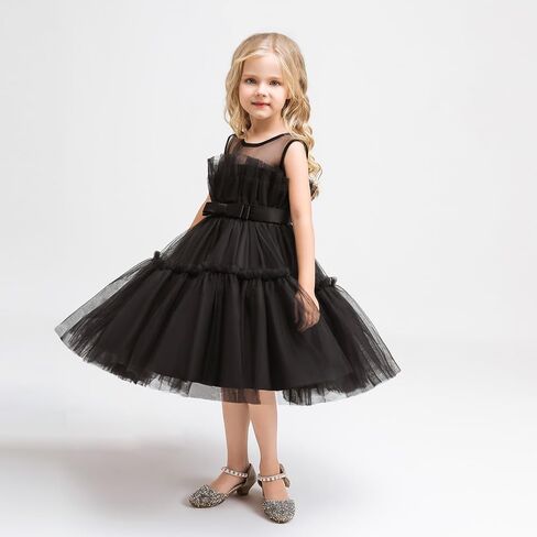 Cichic Baby Girls Dress Toddler Party Dress Cute Church Baptism Birthday Party Formal Dress in Saudi Arabia