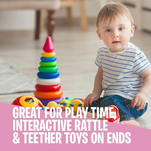 بطانية أمان حديثة للأطفال من Loveys للأطفال على شكل زرافة محشوة ببطانية عضاضة لعبة فائقة النعومة in Kuwait