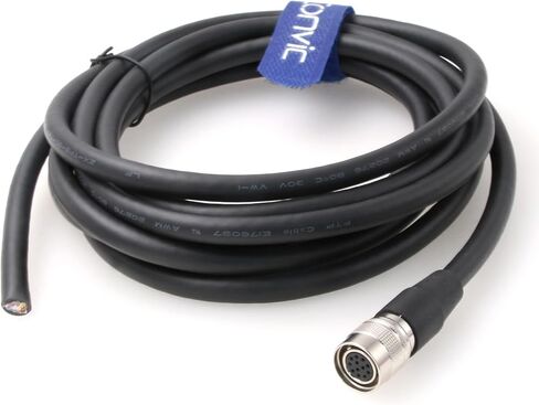 Hirose 12 دبوس أنثى لفتح كابل النهاية للسلك العاري لـ Allied AVT GigE، Sony DXC، Panasonic، Hitachi، Jai، Basler، Dalsa، Teli، Toshiba Camera 1M in Kuwait