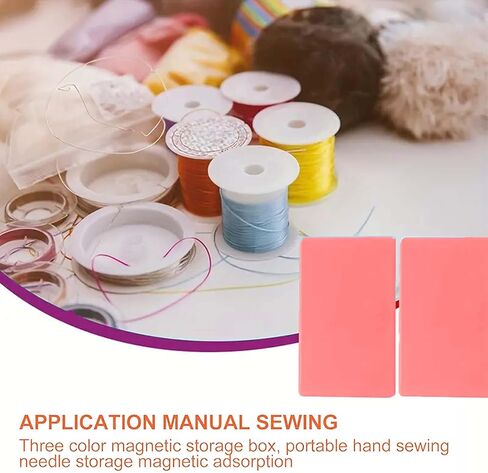 Magnetic Needle case, Durable Safe Smooth Sewing Embroidery Magnetic Needle Organizer in Kuwait