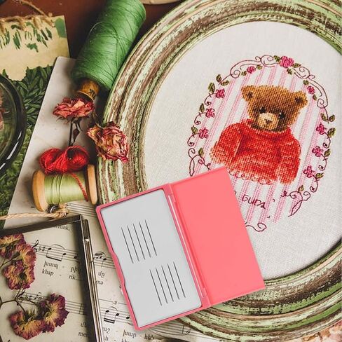 Magnetic Needle case, Durable Safe Smooth Sewing Embroidery Magnetic Needle Organizer in Kuwait